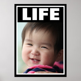 PÓSTER VIDA INFANTIL DE NIÑA CON SONRISA PROLIFERENTE A L
