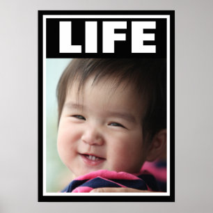 PÓSTER VIDA INFANTIL DE NIÑA CON SONRISA PROLIFERENTE A L