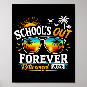 Póster Vida Jubilada Jubilación 2026 Profesor Jubilado