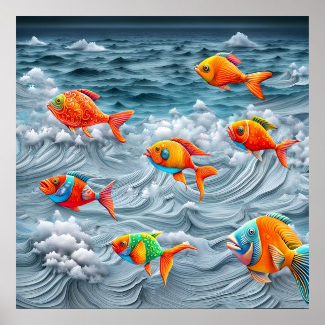 Póster Vida marina (Frente)