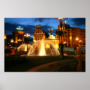 Póster Vida nocturna de Kiev