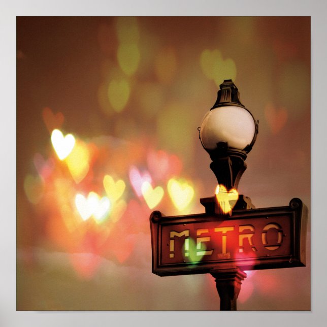 Póster Vida nocturna París (Frente)