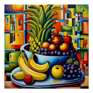 Póster Vida residual con fruta 7