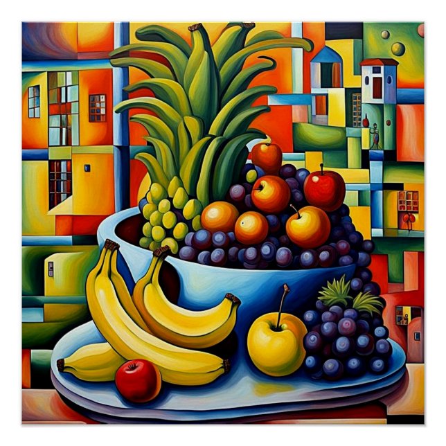 Póster Vida residual con fruta 7 (Anverso)