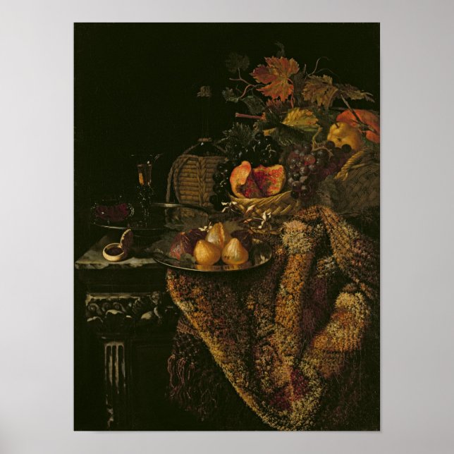 Póster Vida residual de frutas (Frente)