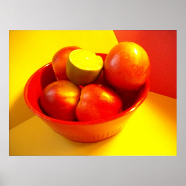 Póster Vida residual de frutas (Frente)