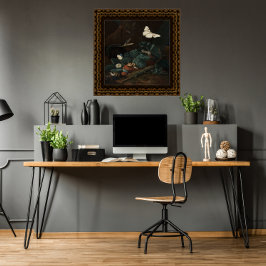 Póster Vida residual del suelo forestal vintage