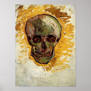 Póster Vida residual en cráneo (F297a) Bella Artes Van Go
