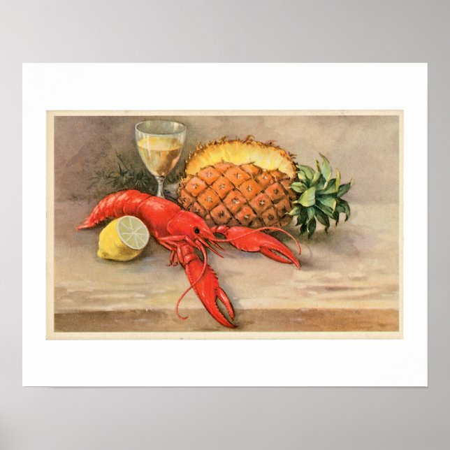 Póster Vida residual vintage (Frente)