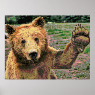 Póster Vida silvestre 15 borrosa