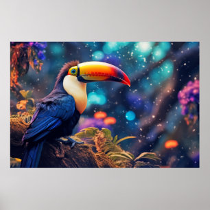Póster Vida silvestre de los animales de compañía Toulcan