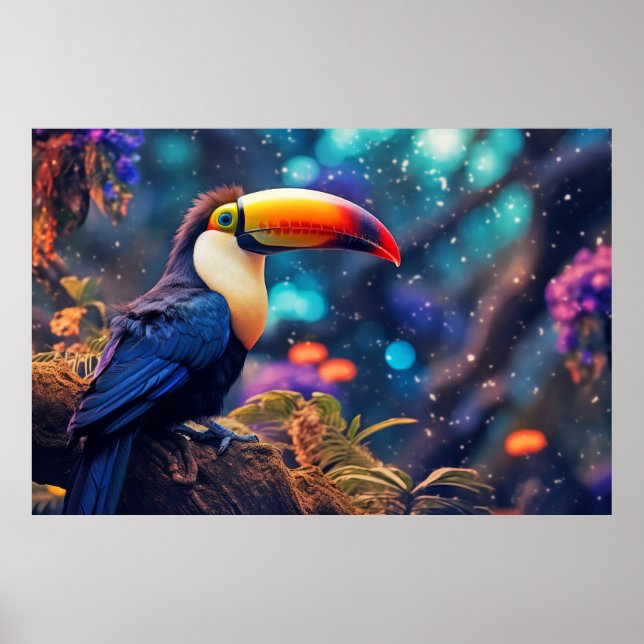 Póster Vida silvestre de los animales de compañía Toulcan (Frente)
