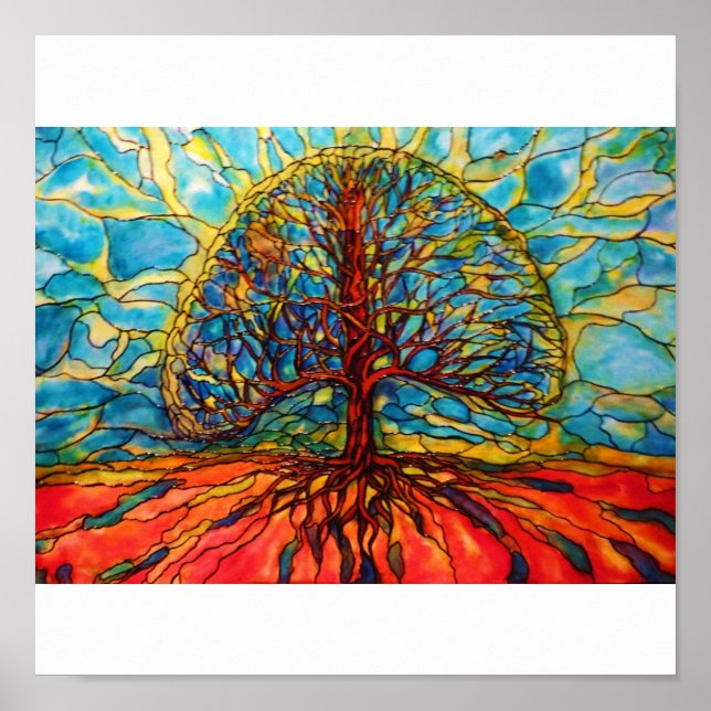 Póster Vida útil del árbol (Frente)