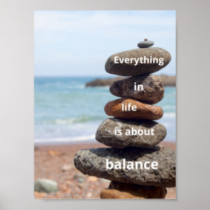 Póster Vida útil del balance