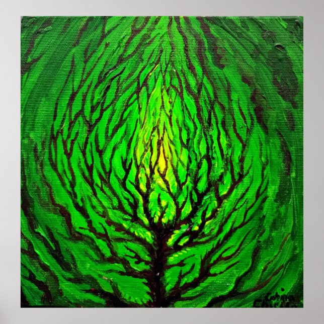 Póster Vida verde (Frente)