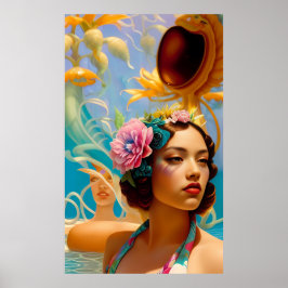 Póster Vidas acuáticas y amantes