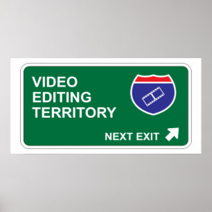 Póster Video Editing Next Exit