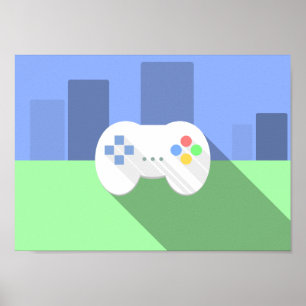 Póster Video Game Controller Poster