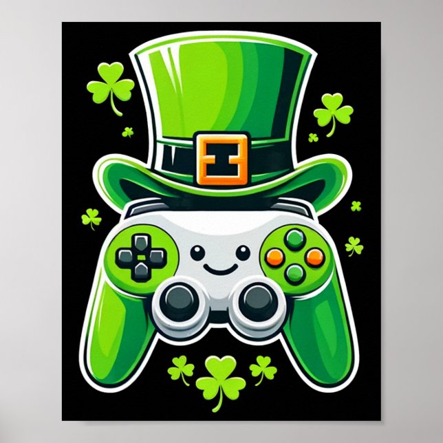 Póster Videojuego St Patrick's Day Kids 1 (Frente)