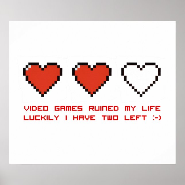 Póster Videojuegos (Frente)