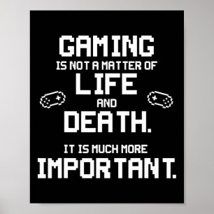 Póster Videojuegos divertidos Geek De La Consola Pc Gamer