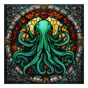 Póster Vidrio Cthulhu Seted