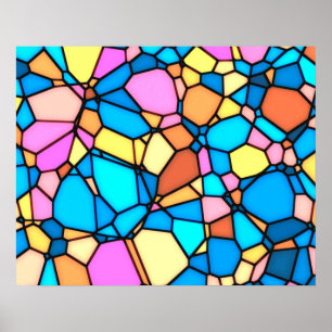 Póster Vidrio de Color Lite