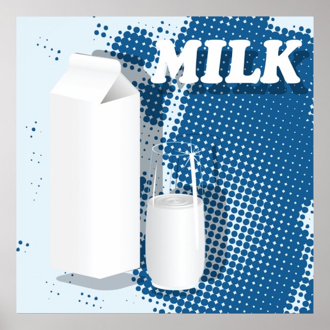 Póster Vidrio De Leche (Frente)