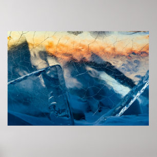 Póster Vidrio destrozado