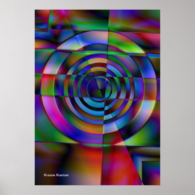 Póster Vidrio fracturado (Frente)