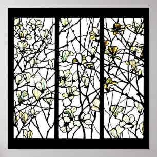 Póster Vidrio-Tiffany Poster-Manchado 23
