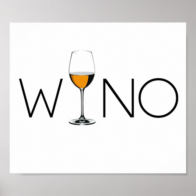 Póster Vidrio Wino Lover Glass (Frente)
