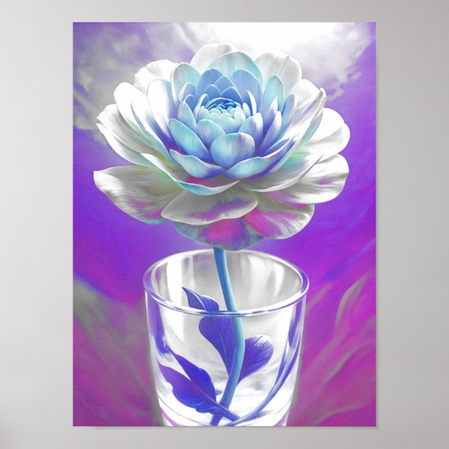 Póster "Vidrio y verde" (Frente)