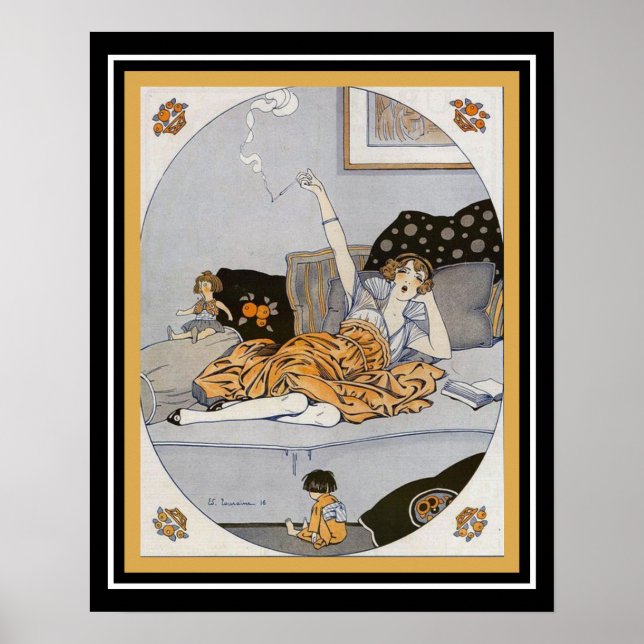 Póster Vie Parisenne Art Deco "Penelope" (Frente)
