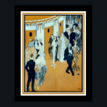 Póster Vie Parisienne 1923 Art Deco<br><div class="desc">1923 Vie Parisienne,  Art Deco,  Impresión de entrada de teatro. 16x20 mostrado aquí. Disponible en otras opciones y tamaños.</div>