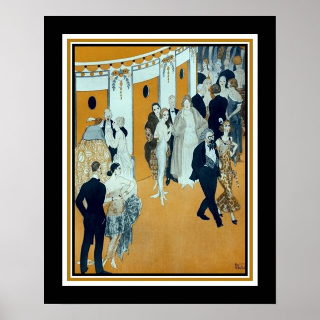 Póster Vie Parisienne 1923 Art Deco (Frente)