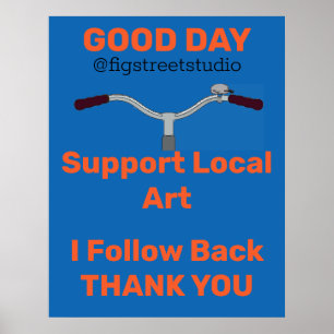 Póster Vieja bicicleta, agregar o editar Poster de texto