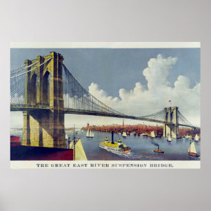 Póster Vieja ciudad de Nueva York