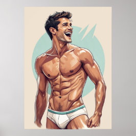 Póster Vieja de los años 50 - linda pose