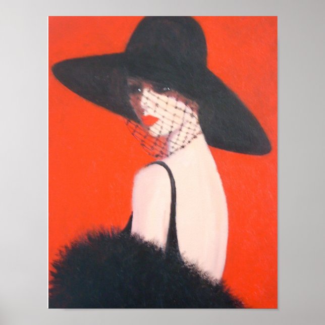 Póster Vieja elegancia de Hollywood (Frente)