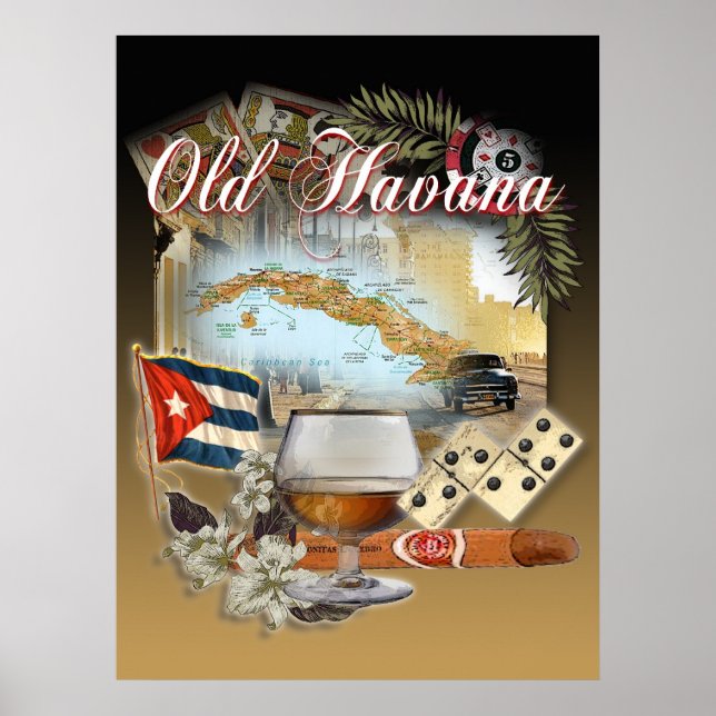 Póster vieja havana (Frente)