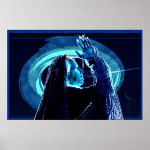 Póster Vieja llama a la paz