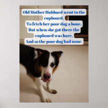 Vieja madre Hubbard, mirada cómica