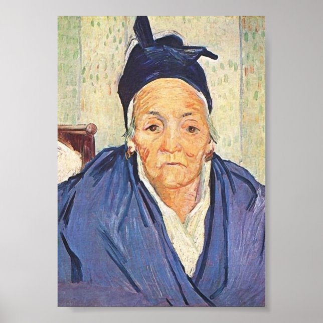 Póster Vieja mujer de Arles, Vincent van Gogh (Frente)