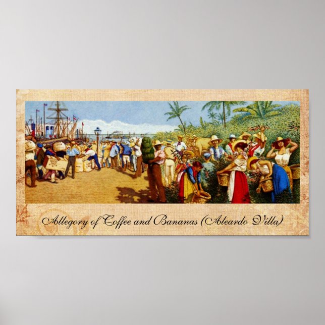 Póster Vieja pintura costarricense (Frente)