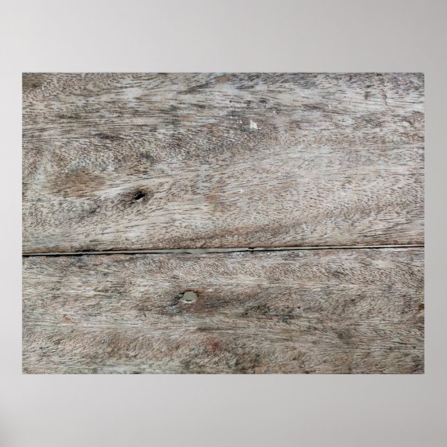 Póster Vieja tabla de madera tomada de cerca como fondo d (Frente)