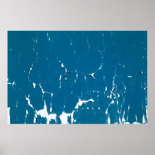 Póster Vieja textura de pared pintada como abono de fondo