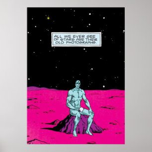 Póster Viejas estrellas Dr. Manhattan