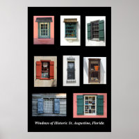 Viejas ventanas de la histórica San Agustín, Flori