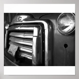 Póster Viejo Camión Granjero GMC Que Fotografié.